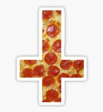 Pizza Cross - Inverted Sticker
