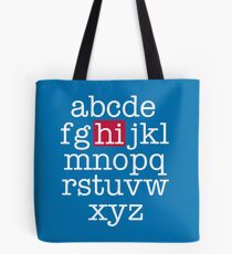 The Alphabet Tote Bag