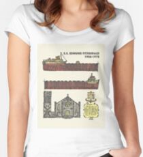 Edmund Fitzgerald Women's Fitted Scoop T-Shirt