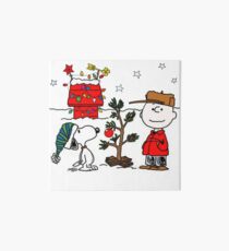 Snoopy and Charlie Brown Art Board