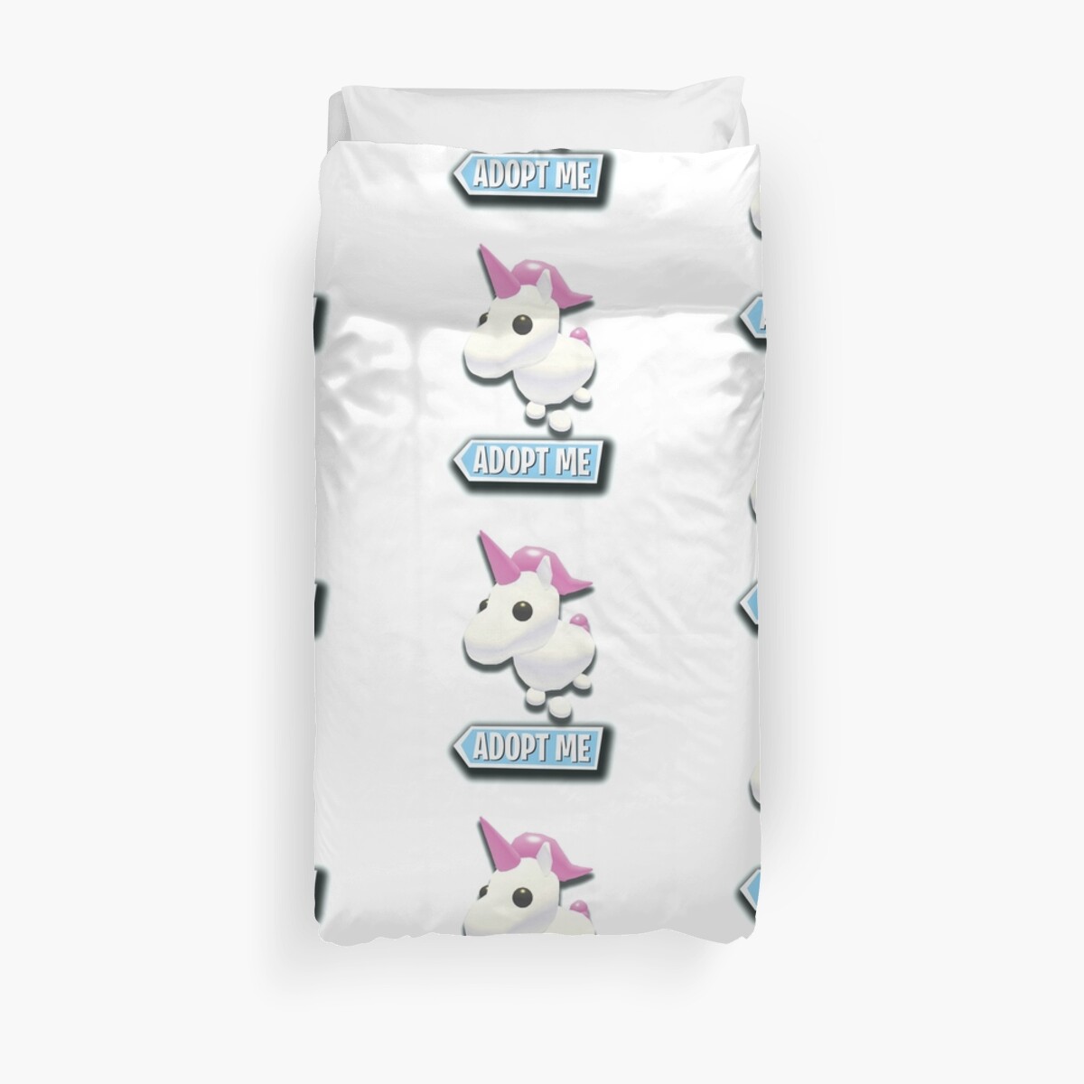 Unicorn Adopt Me Roblox Roblox Game Adopt Me Characters Duvet Cover By Affwebmm Redbubble - roblox unicorn character