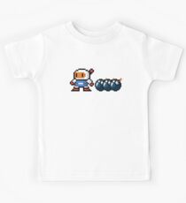 Bomberman pixel Kids Tee