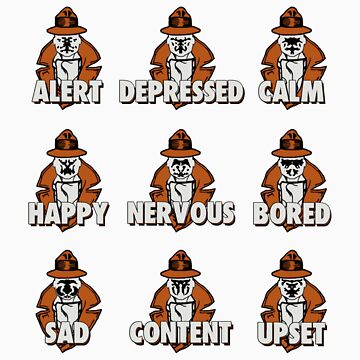 Artwork thumbnail, Many Emotions of Rorschach by TapedApe