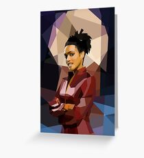 Martha fragged Greeting Card