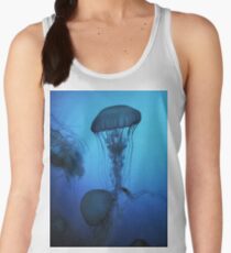 Portrait of a Jellyfish- Blue Women's Tank Top