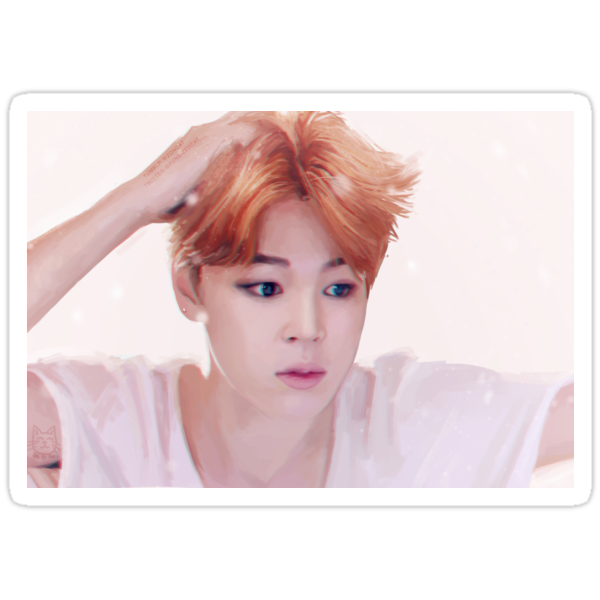 "BTS Jimin 3" Stickers by Zoncat | Redbubble