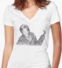 Buster Women's Fitted V-Neck T-Shirt