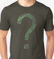 Riddler Wordart Unisex T-Shirt