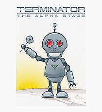 Terminator Alpha White Photographic Print