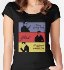 Villains of SuperWhoLock Women's Fitted Scoop T-Shirt