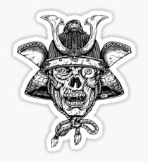 Bushido Zombie Sticker