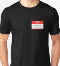 Cumber Collective Name Tag (small) Unisex T-Shirt