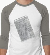 Wood Flooring... a doodle! Men's Baseball ¾ T-Shirt