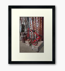Old Time Tryke Framed Print