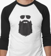 AVIATOR GLASSES AND BEARD Men's Baseball ¾ T-Shirt
