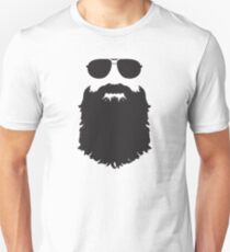 AVIATOR GLASSES AND BEARD Unisex T-Shirt