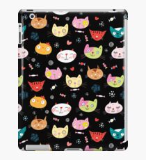 funny portraits of cats iPad Case/Skin
