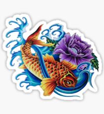 Vivid Koi Sticker