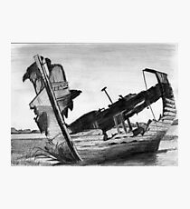 Shipwreck Drawing: Photographic Prints | Redbubble