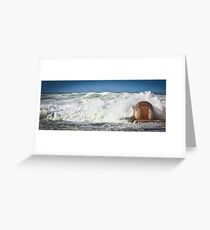 Huge Seas -Newcastle Greeting Card