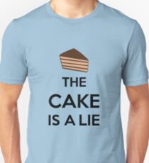The Cake Is A Lie Slim Fit T-Shirt