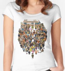 Super Breaking Bad Tailliertes Rundhals-Shirt