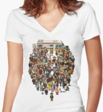 Super Breaking Bad Women's Fitted V-Neck T-Shirt