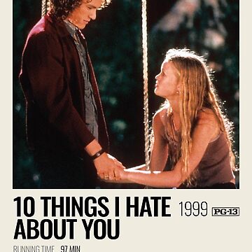 10 Things I Hate About You 90s movie Poster | Poster