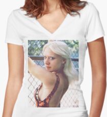 Gummo Mamsita Women's Fitted V-Neck T-Shirt