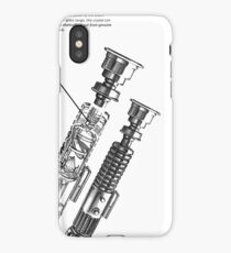 Star Wars Lightsaber Schematics iPhone Case
