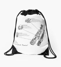 Star Wars Lightsaber Schematics Drawstring Bag