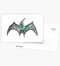 The Pteranodon of Christmas Postcards