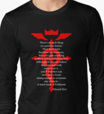 Fullmetal Heart Red Long Sleeve T-Shirt