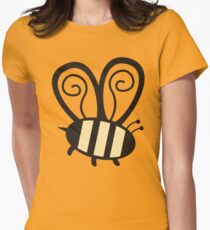 Giant cute bumble bee insect t-shirt Women's Fitted T-Shirt