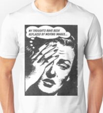 Vintage Pop Art Ad- Thoughts and Imagery Unisex T-Shirt