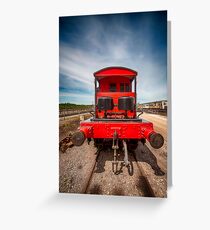 Pill Box Brake Van 2 Greeting Card