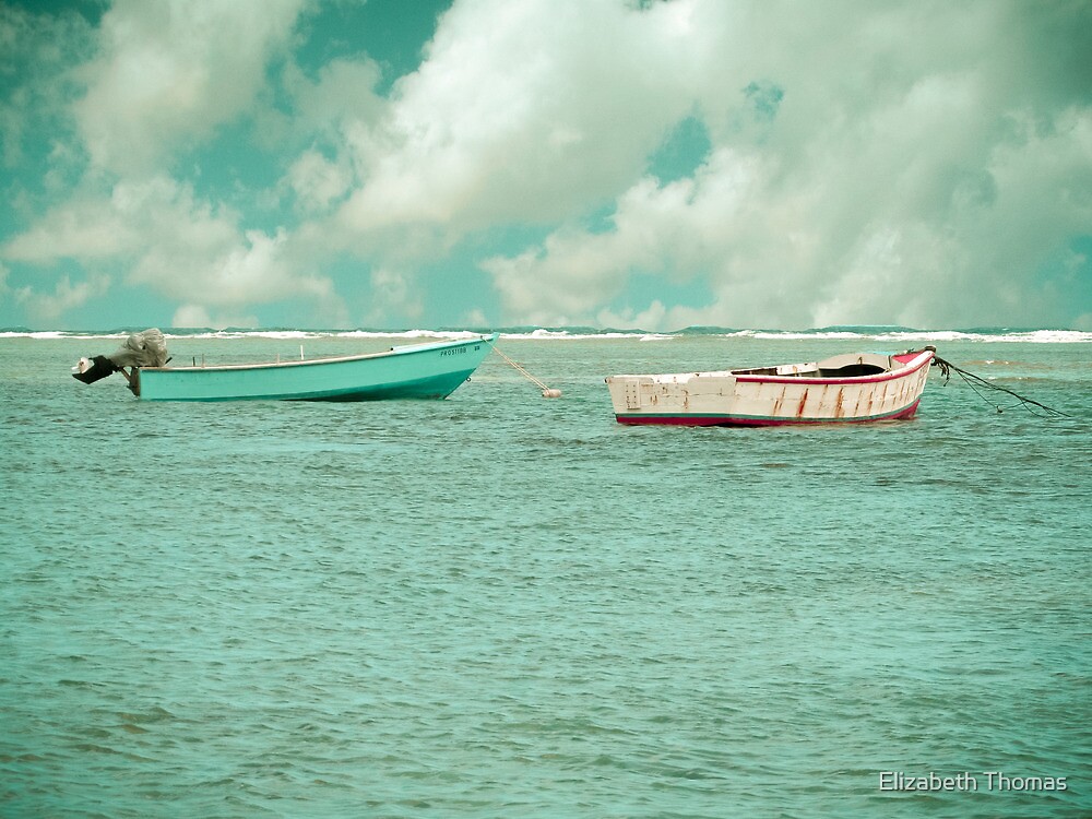 "Puerto Rican Fishing Boats" by Elizabeth Thomas | Redbubble