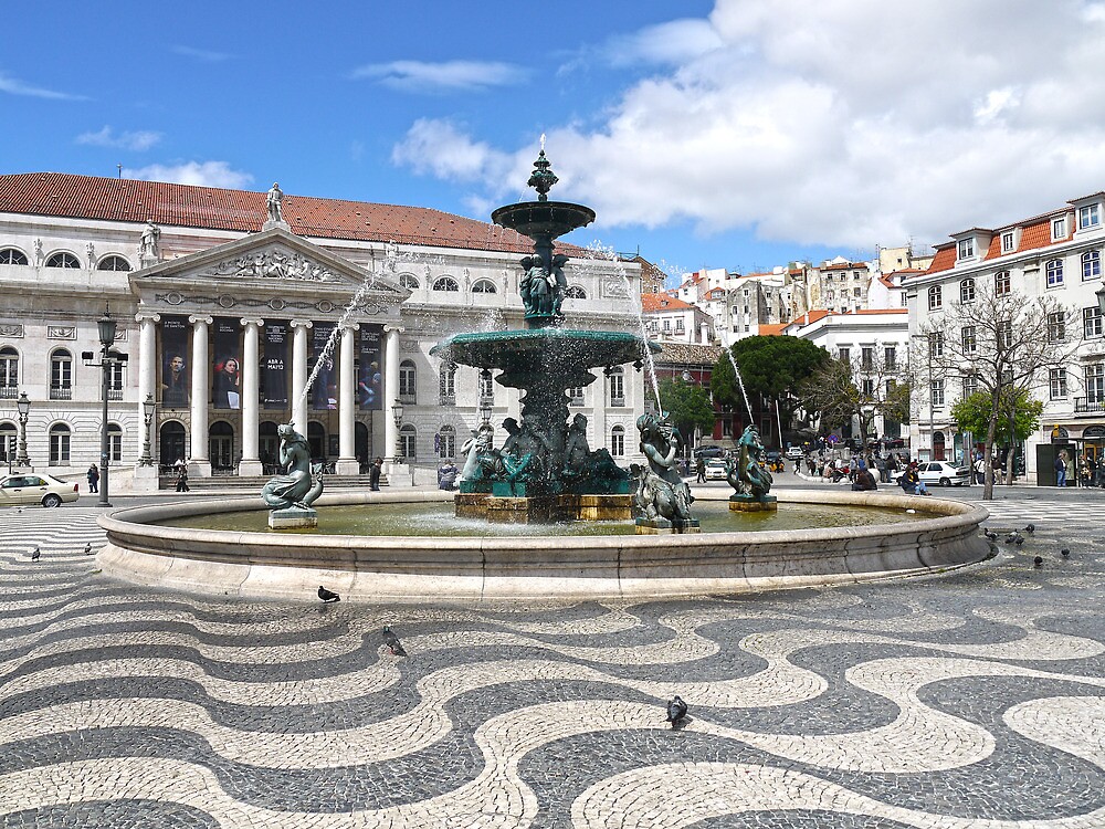 fountain-rossio-square-lisbon-by-kkmarais-redbubble