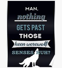Teen Werewolf Senses Poster