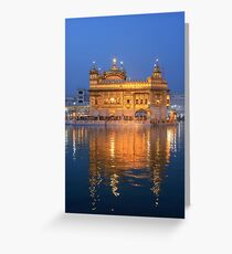 Amritsar Sikh Temple Greeting Card