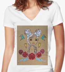 Mother Love Women's Fitted V-Neck T-Shirt