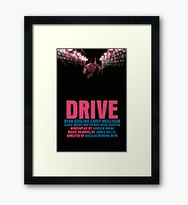 Drive Movie Poster Gerahmtes Wandbild