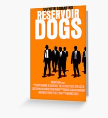 Reservoir Dogs Movie Poster Greeting Card