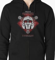Peace Through Tyrrany Zipped Hoodie