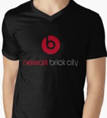 'Brick City BEATS' Men's V-Neck T-Shirt