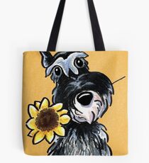 Sunny Schnauzer Tote Bag
