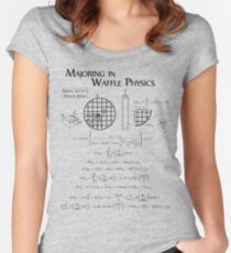 Waffle Mathematics Women's Fitted Scoop T-Shirt