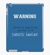 The Darkest Timeline iPad Case/Skin