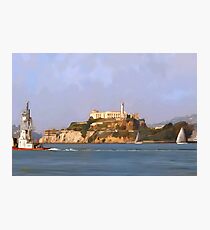 San Francisco Alcatraz from peir Photographic Print