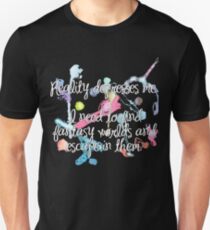 Reality Depresses Me - Noel Fielding Quote Unisex T-Shirt